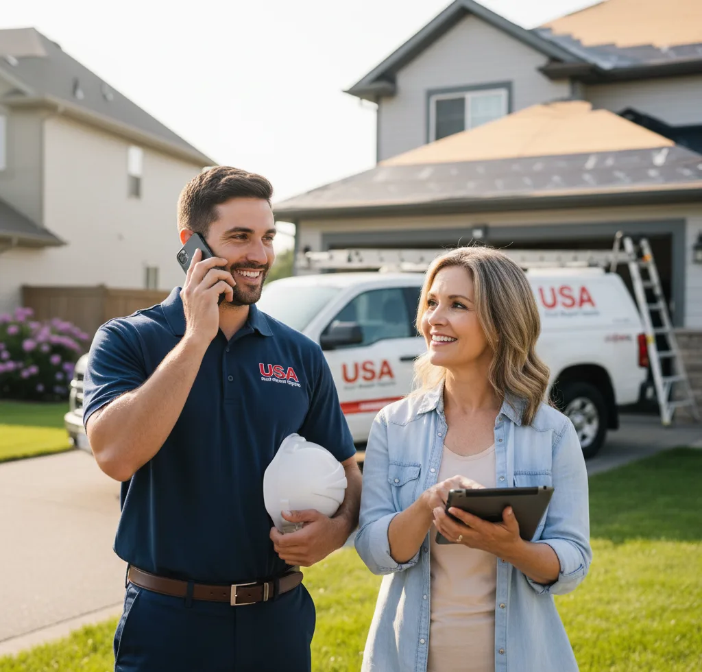 USA Roof Repair Experts customer support in Archie